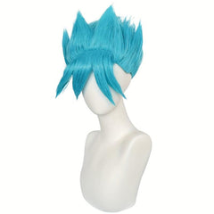 Synthetic Short Cosplay Wig For Party Halloween Costume