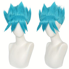 Synthetic Short Cosplay Wig For Party Halloween Costume