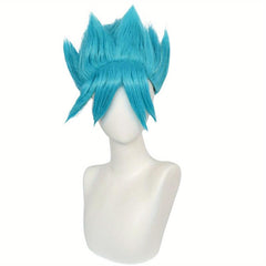 Synthetic Short Cosplay Wig For Party Halloween Costume