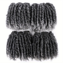 4 Pcs Short Dreadlock Hair Weaving Afro Twist Hair Weave Bundles