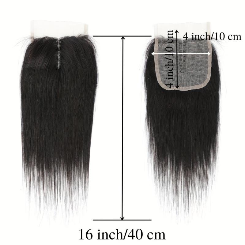 4x4 T Part HD Lace Front Closure Straight Human Hair Brazilian Virgin Hair
