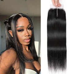 4x4 T Part HD Lace Front Closure Straight Human Hair Brazilian Virgin Hair