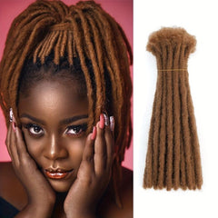Ombre Brown Crochet Hair Extensions 10strands Pack