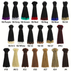 Ombre Brown Crochet Hair Extensions 10strands Pack