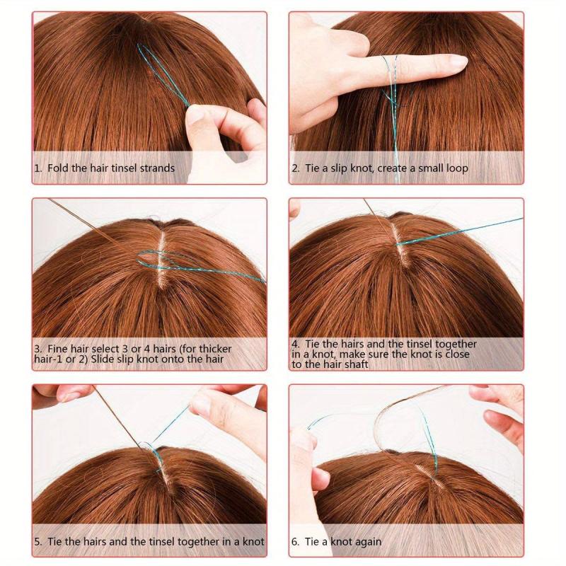 14pcs Hair Metal Bundle Highlights 48 Inch & 38 Inch Hair Extension Party