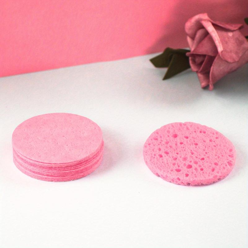 Round Cellulose Facial Sponges - 20 Pieces