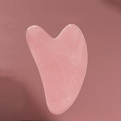 Pink Gua Sha Massage Tool for SPA Facial and Body Care