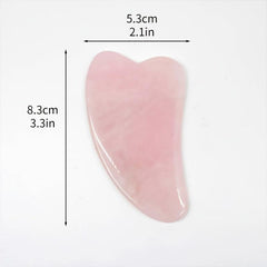 Pink Gua Sha Massage Tool for SPA Facial and Body Care