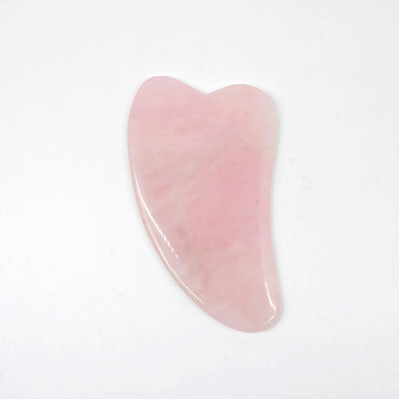 Pink Gua Sha Massage Tool for SPA Facial and Body Care
