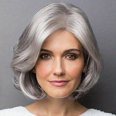 Short Curly Bob Cut Wig With Bangs Synthetic Wig Heat Resistant