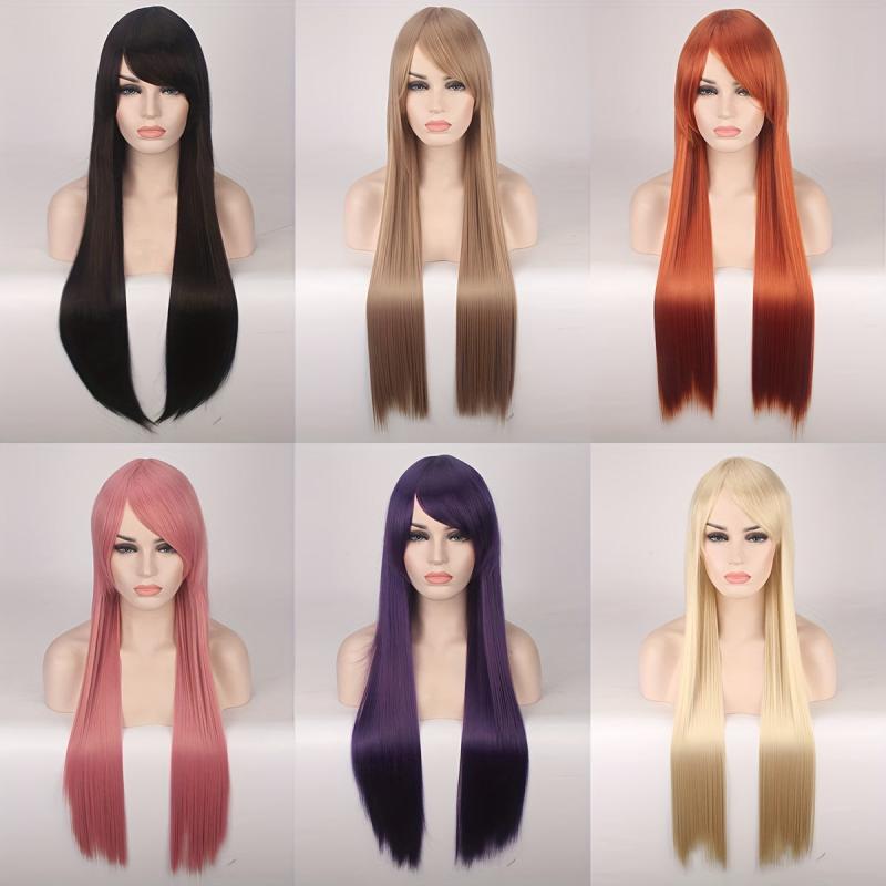 Long Straight Synthetic Hair Wig for Women