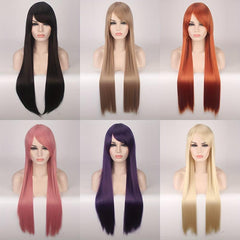Long Straight Synthetic Hair Wig for Women