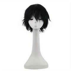 Long Curly Double Ponytail Synthetic Wig With Bangs Anime Cosplay Wig
