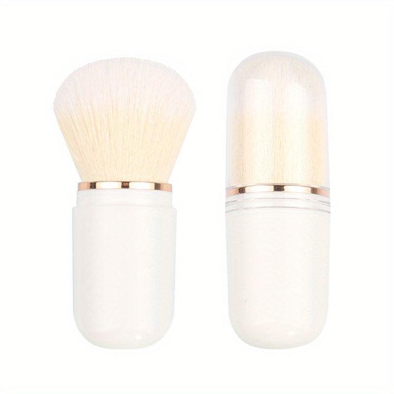 Portable Mini Makeup Brush Soft Wool for Blush Powder - Travel Friendly