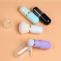 Portable Mini Makeup Brush Soft Wool for Blush Powder - Travel Friendly