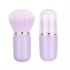 Portable Mini Makeup Brush Soft Wool for Blush Powder - Travel Friendly