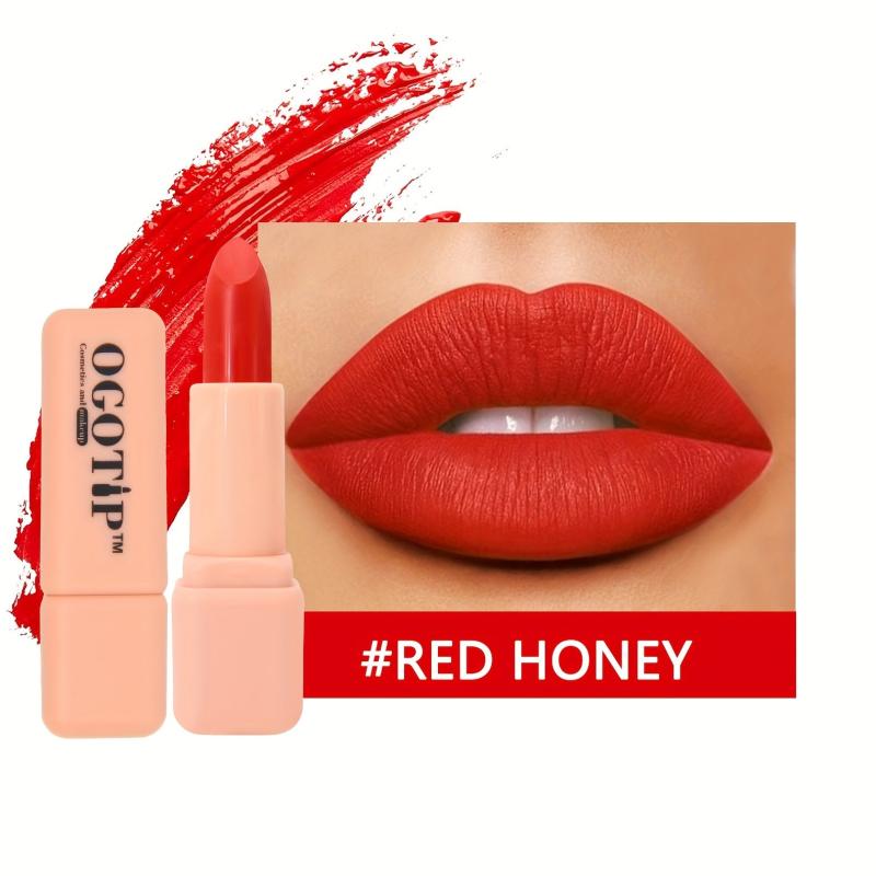 Waterproof Matte Lipstick Velvet Nude Lipstick High Pigmented Cosmetics