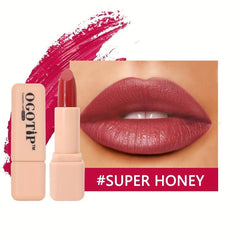Waterproof Matte Lipstick Velvet Nude Lipstick High Pigmented Cosmetics
