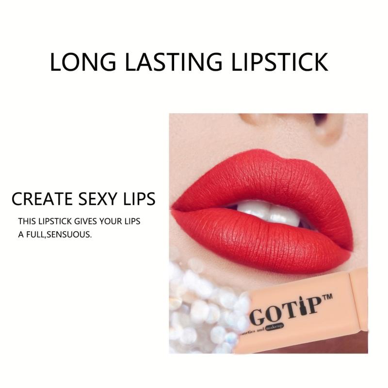 Waterproof Matte Lipstick Velvet Nude Lipstick High Pigmented Cosmetics