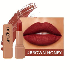 Waterproof Matte Lipstick Velvet Nude Lipstick High Pigmented Cosmetics