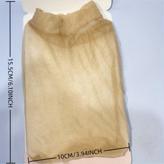 2 Pack Ultra Thin Stocking Wig Cap for Lace Wigs with Elastic Band