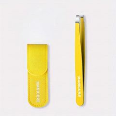 Stainless Steel Tweezers for Hair Removal Slant & Pointed Tips