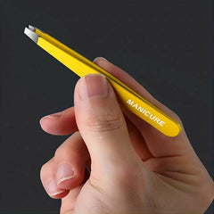 Stainless Steel Tweezers for Hair Removal Slant & Pointed Tips