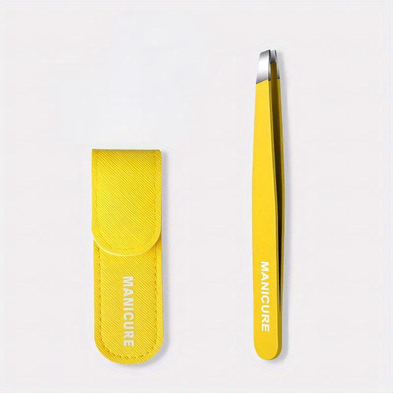 Stainless Steel Tweezers for Hair Removal Slant & Pointed Tips