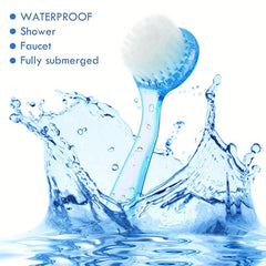 3PCs Facial Cleansing Brush Acrylic Handle Face Scrubbers Exfoliator Cleaner