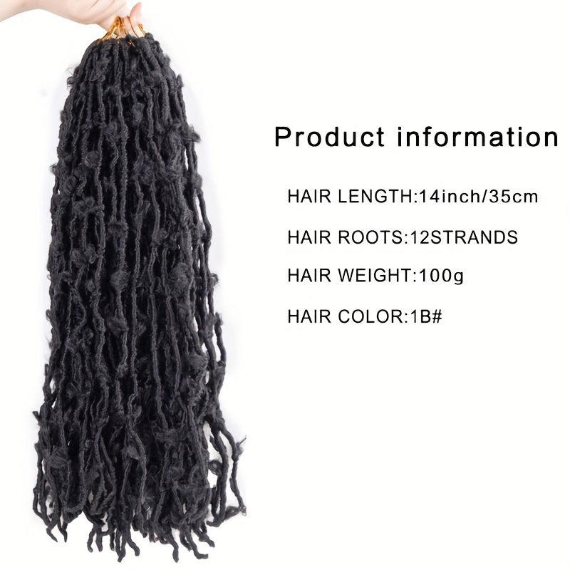 12 Strands Butterfly Locks Hair Extensions Crochet Braids Synthetic