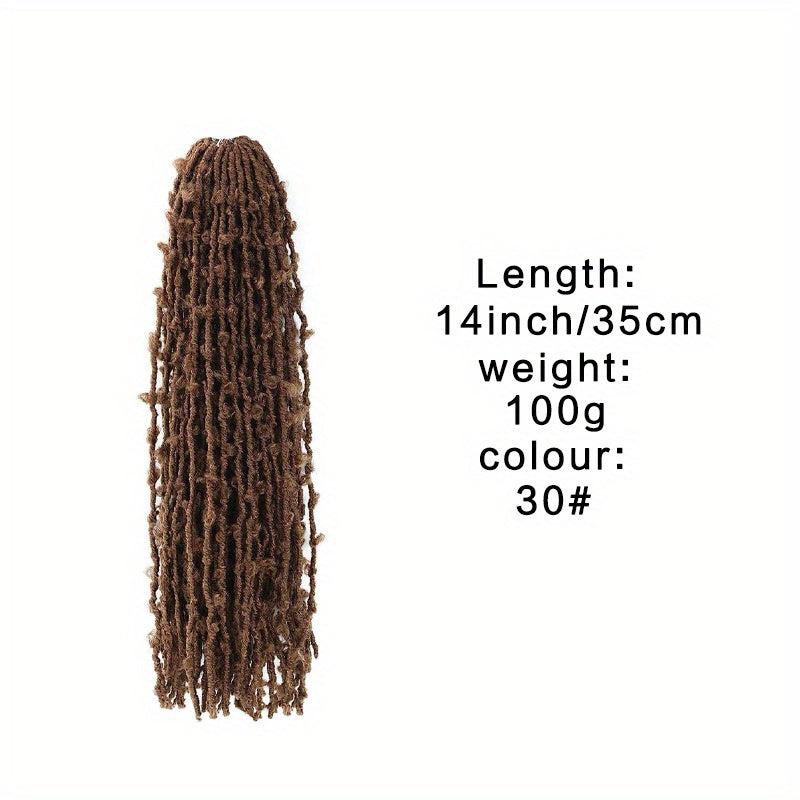 12 Strands Butterfly Locks Hair Extensions Crochet Braids Synthetic