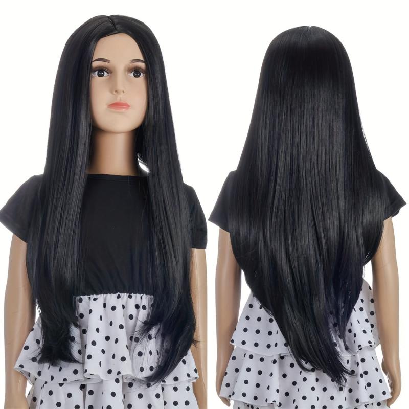 Anime Cosplay Wig Long Straight Synthetic Wig For Halloween