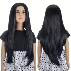 Anime Cosplay Wig Long Straight Synthetic Wig For Halloween