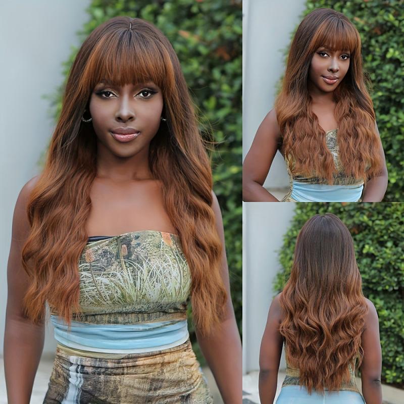 Wavy Hair Ombre Wig for Women