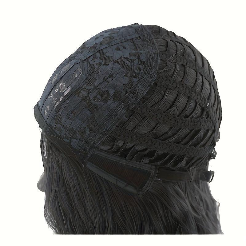 Brown Retro Beehive Curl Hair Wig with Bangs for Women Daily 50s 70s Costume