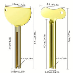 Stainless Steel Tube Squeezer for Creams Paint Cosmetics Hair Dye