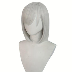 30 48 Cm Straight Bob Hair Wigs With Bangs Synthetic Hair For Halloween Party