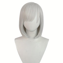 30 48 Cm Straight Bob Hair Wigs With Bangs Synthetic Hair For Halloween Party