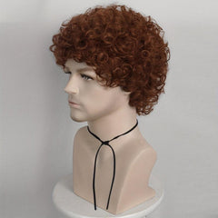 Short Curly Kinky Hair Wigs Synthetic Punk Rock Wigs