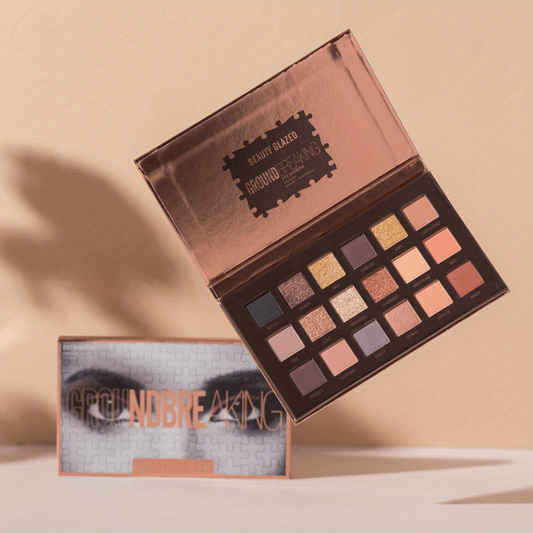 18 Colors Glitter Matte Eyeshadow Palette