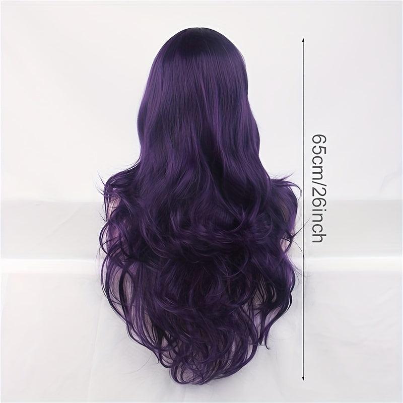 Long Curly Synthetic Wig for Halloween Cosplay Party