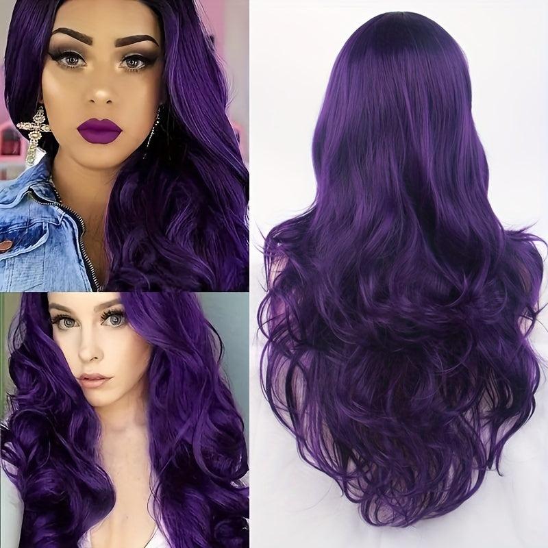 Long Curly Synthetic Wig for Halloween Cosplay Party