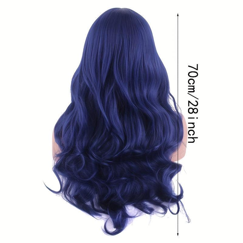 Long Curly Synthetic Wig for Halloween Cosplay Party