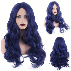 Long Curly Synthetic Wig for Halloween Cosplay Party