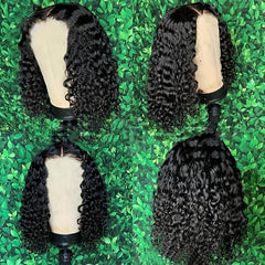 Short Bob Curly Hair Wig 35-56cm Afro Kinky Curly Wigs