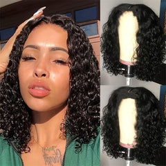 Short Bob Curly Hair Wig 35-56cm Afro Kinky Curly Wigs