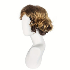 Men's Medium Curly Synthetic Wig for Daily Use