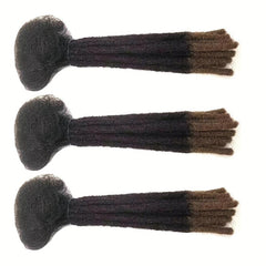 Ombre Dreadlock Braids Human Hair Extensions 14inch 10 Strands Pack