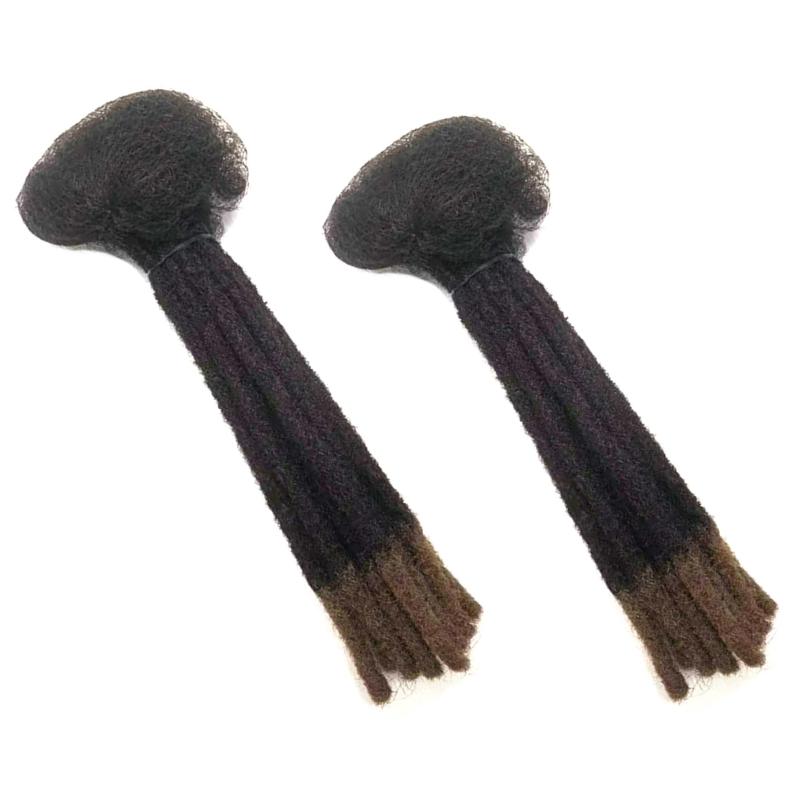 Ombre Dreadlock Braids Human Hair Extensions 14inch 10 Strands Pack