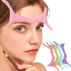 Reusable Silicone Eyebrow Stencil for Perfect Makeup